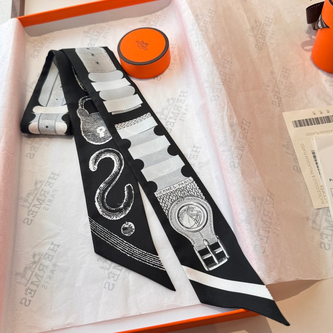 HERMES 25S SCARF 90 IN SILK 854980