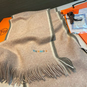 HERMES 25S SCARF 180 IN CASHMERE 989877