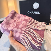 CHANEL 25S SCARF 180 IN CASHMERE 989898