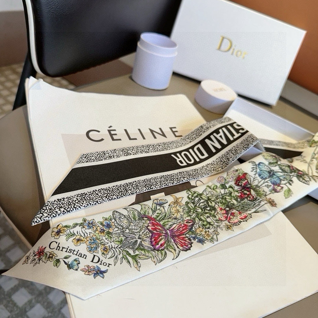 DIOR 26S SCARF 100CM IN SILK 309510