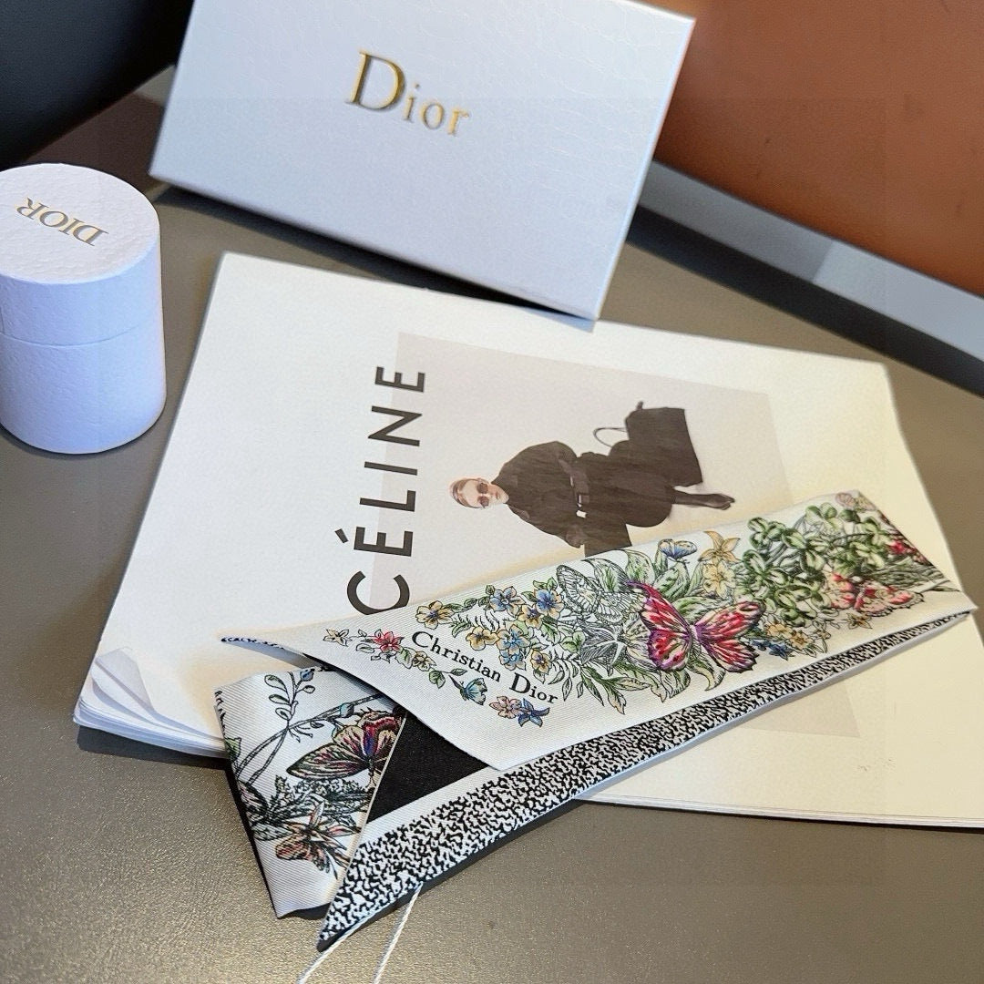 DIOR 26S SCARF 100CM IN SILK 309510
