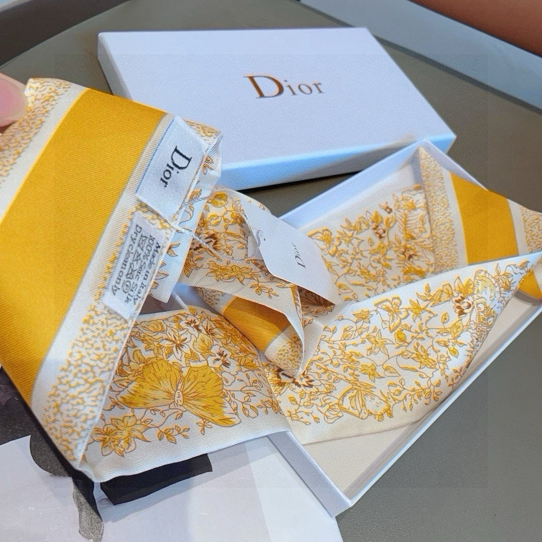 DIOR 26S SCARF 100CM IN SILK 309513