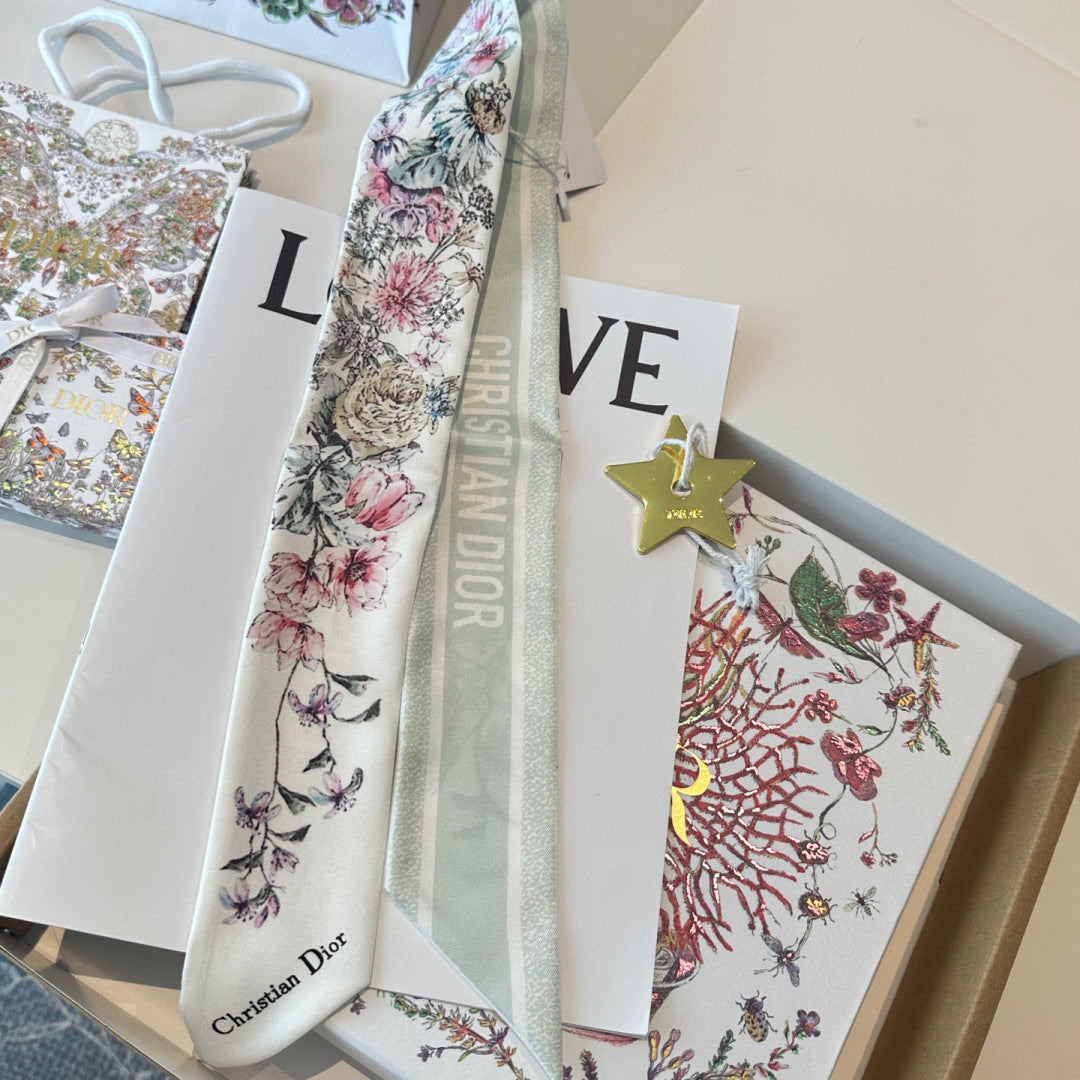 DIOR 26S SCARF 100CM IN SILK 309537