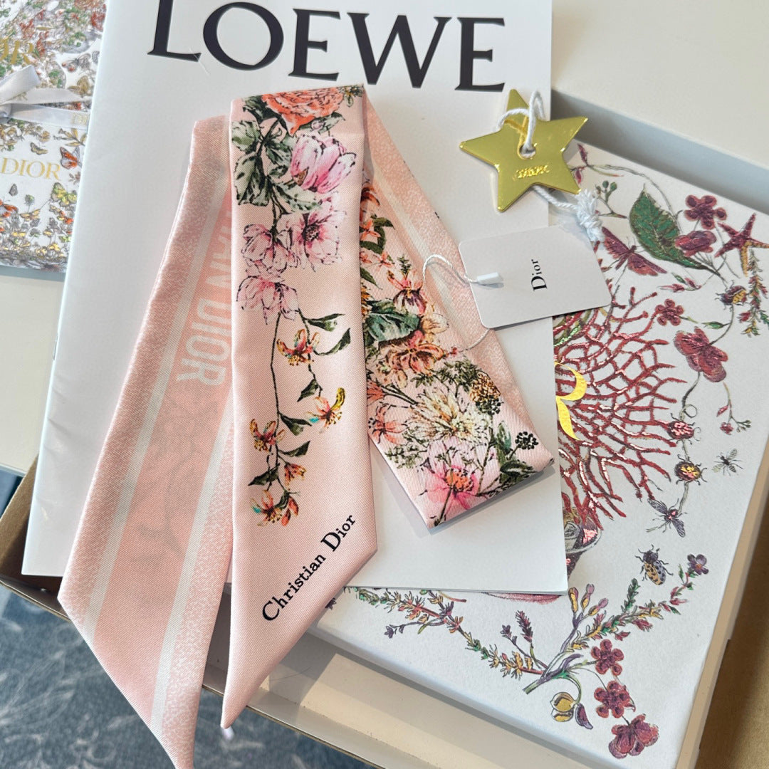 DIOR 26S SCARF 100CM IN SILK 309539