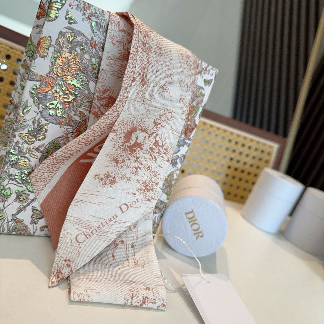 DIOR 26S SCARF 105CM IN SILK 309541