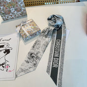 DIOR 26S SCARF 105CM IN SILK 309542