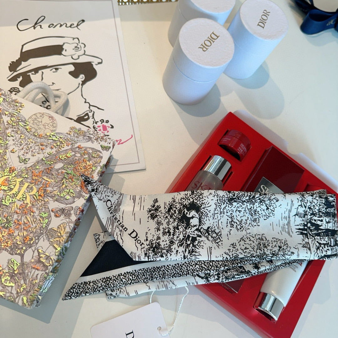 DIOR 26S SCARF 105CM IN SILK 309543