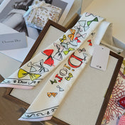 DIOR 26S SCARF 100CM IN SILK 313109