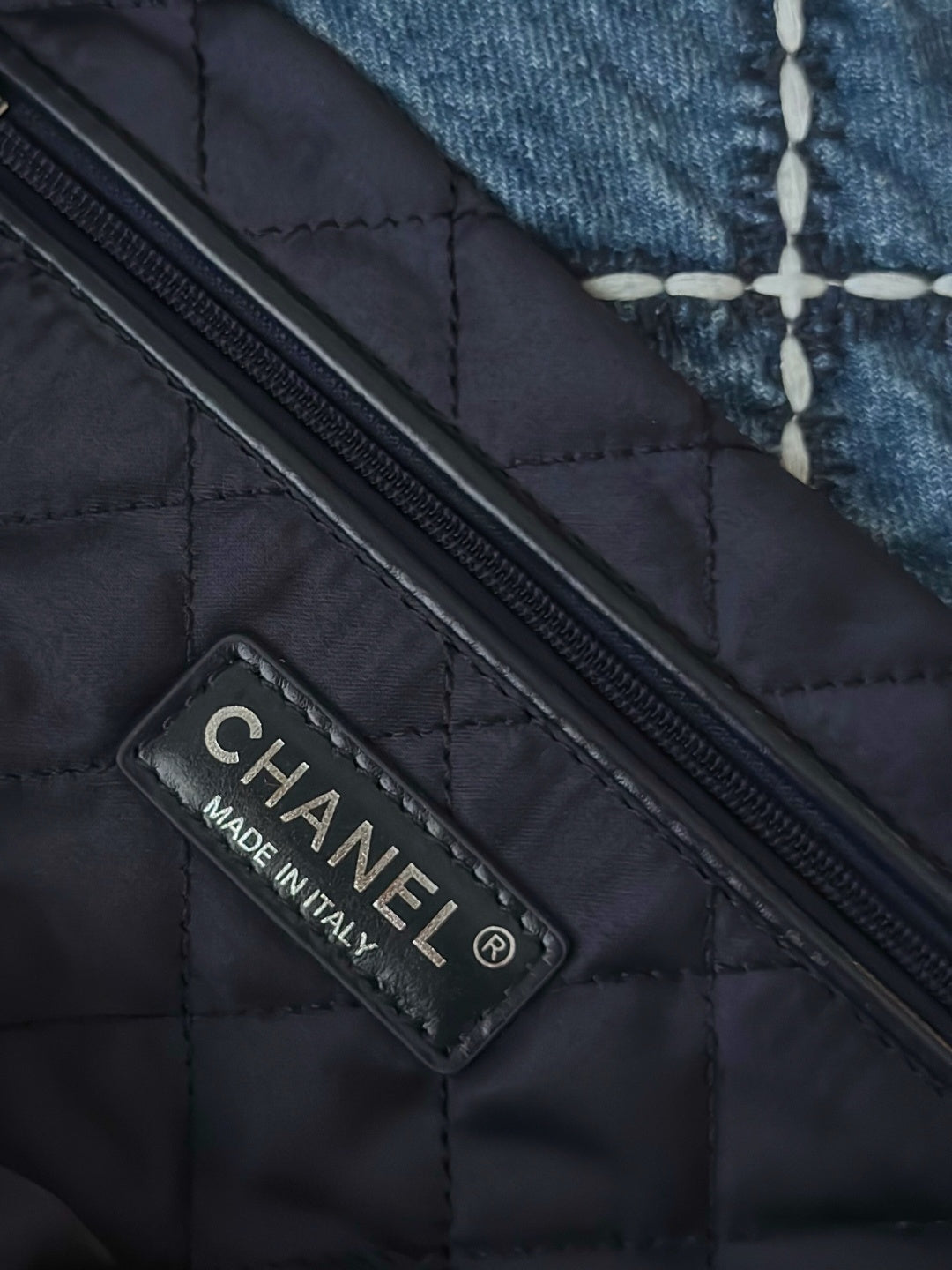 CHANEL 26S 22 BAG 42 IN BLUE DEINIM