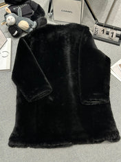 CHANEL 25S SHEEP FUR COAT 505