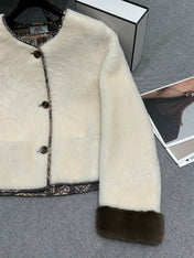 HERMES 25S REVERSIBLE FUR JACKET 473