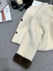 HERMES 25S REVERSIBLE FUR JACKET 473