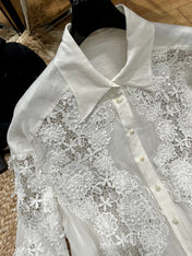 ZIMMERMANN 26S LACE SHIRT STYLE 146