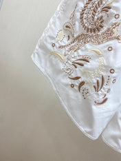 HERMES 25S EMBROIDERED SHORTS 158