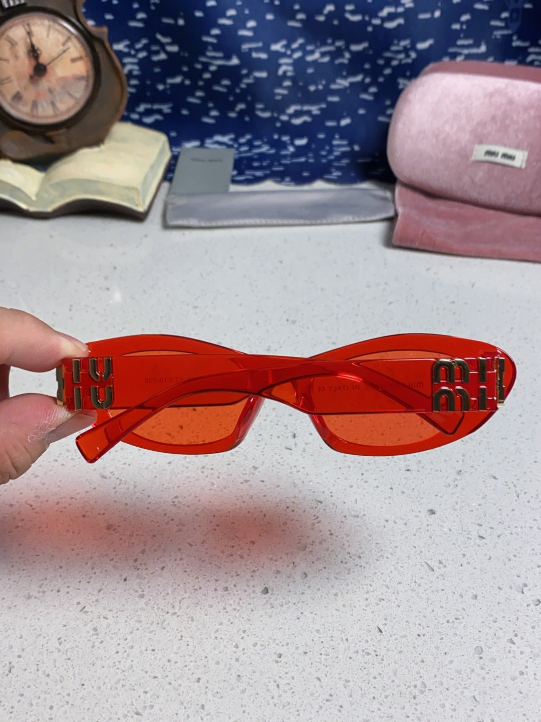MIUMIU 26S CAT EYE FRAME IN ACETATE 411945
