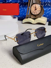 CARTIER 26S RIMLESS FRAME IN METAL 439654
