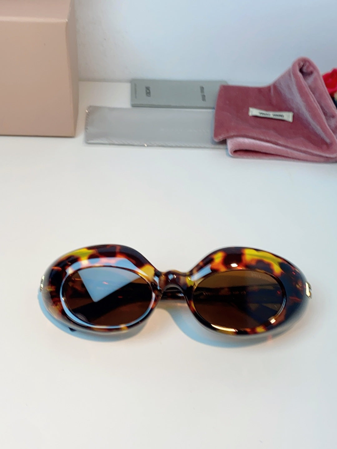 MIUMIU 26S BUTTERFLY FRAME IN ACETATE 424490