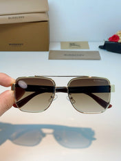 BURBERRY 26S RECTANGULAR FRAME IN METAL 419057