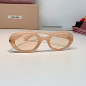 MIUMIU 26S OVAL FRAME IN ACETATE 424527