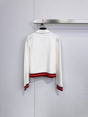 CHANEL 25S LONG-SLEEVE KNIT POLO SHIRT 590