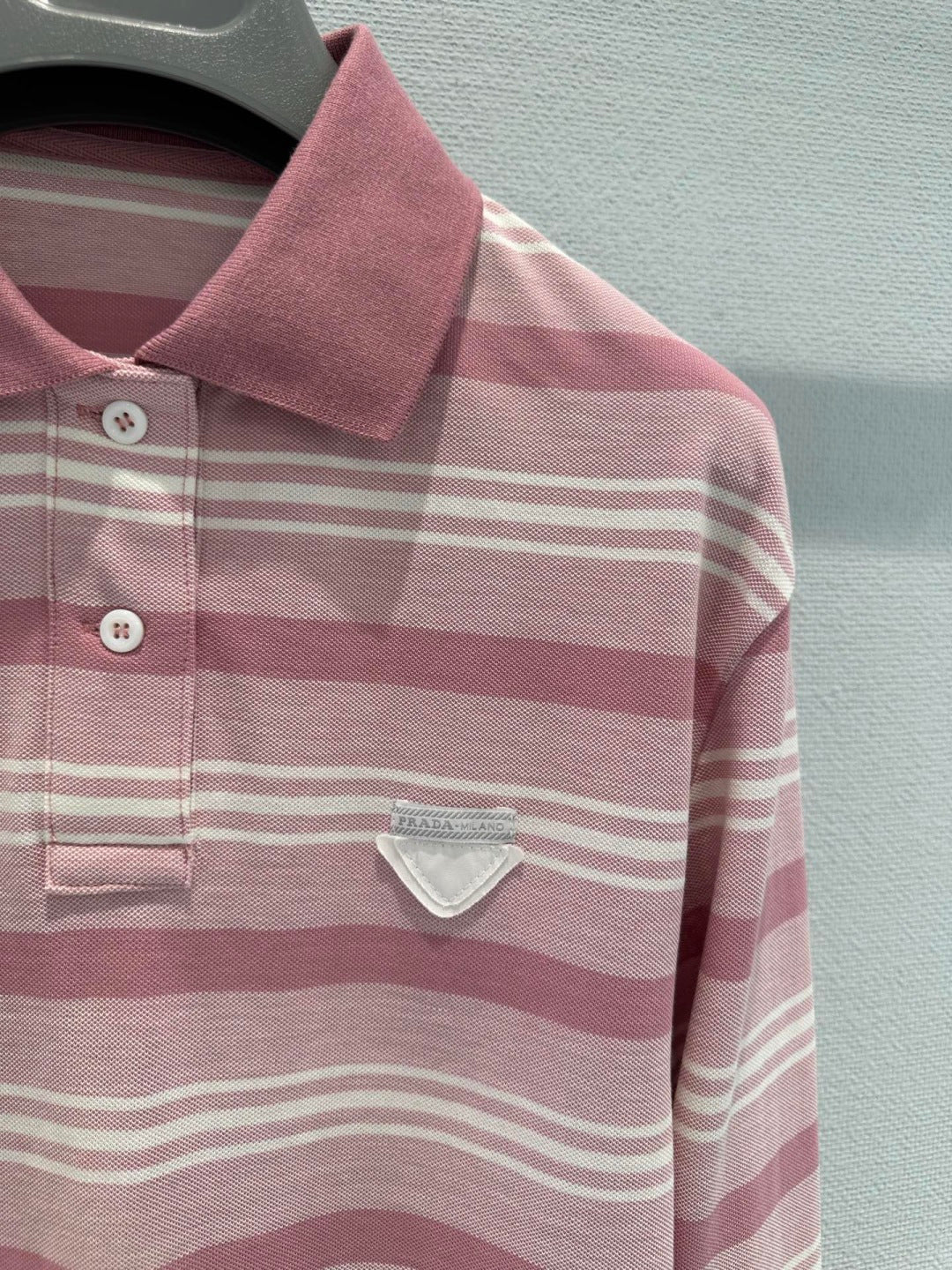 PRADA 26S LONG SLEEVED POLO SHIRT 820