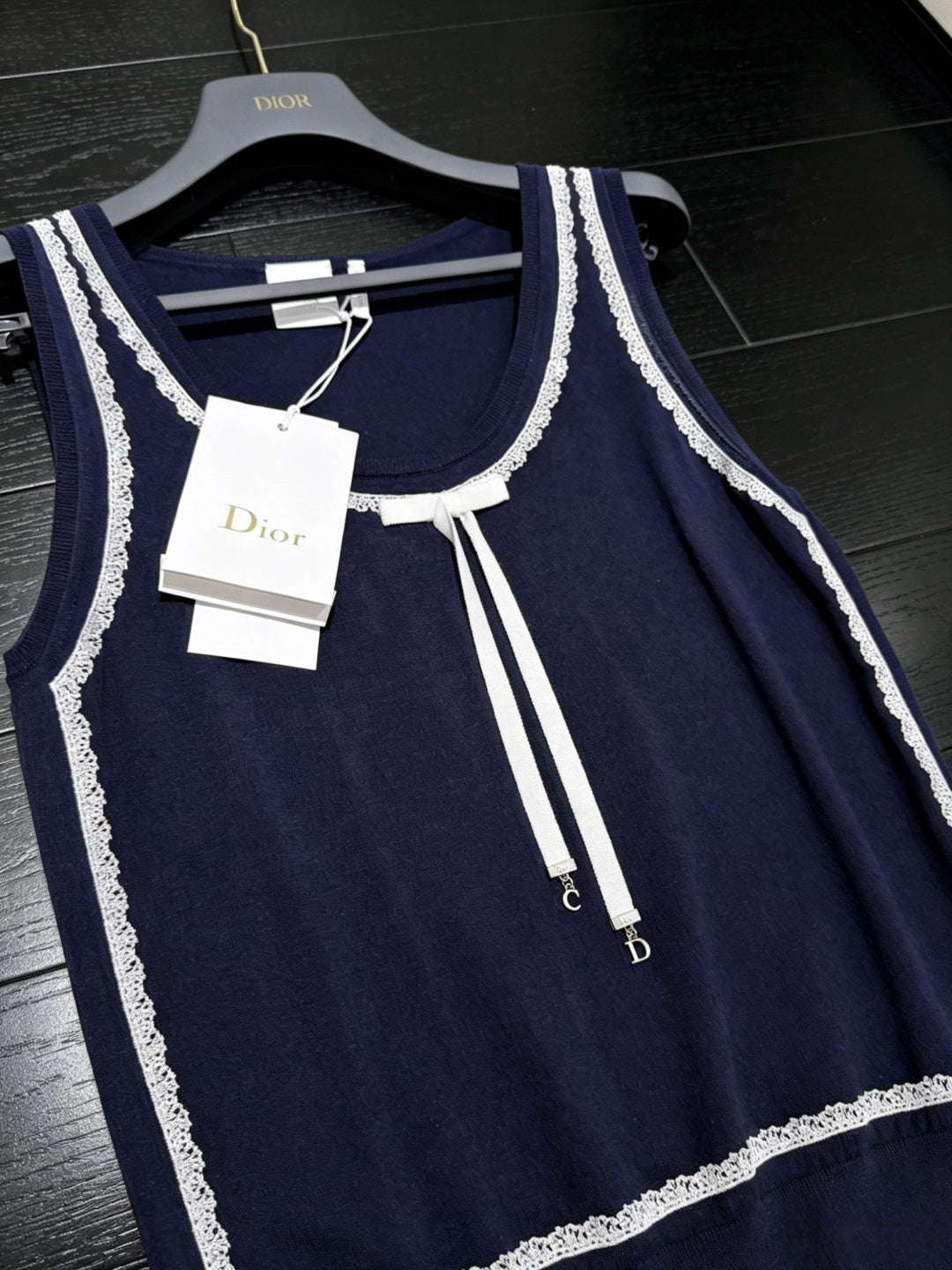 DIOR 26S KNIT SLEEVELESS TOP 1294