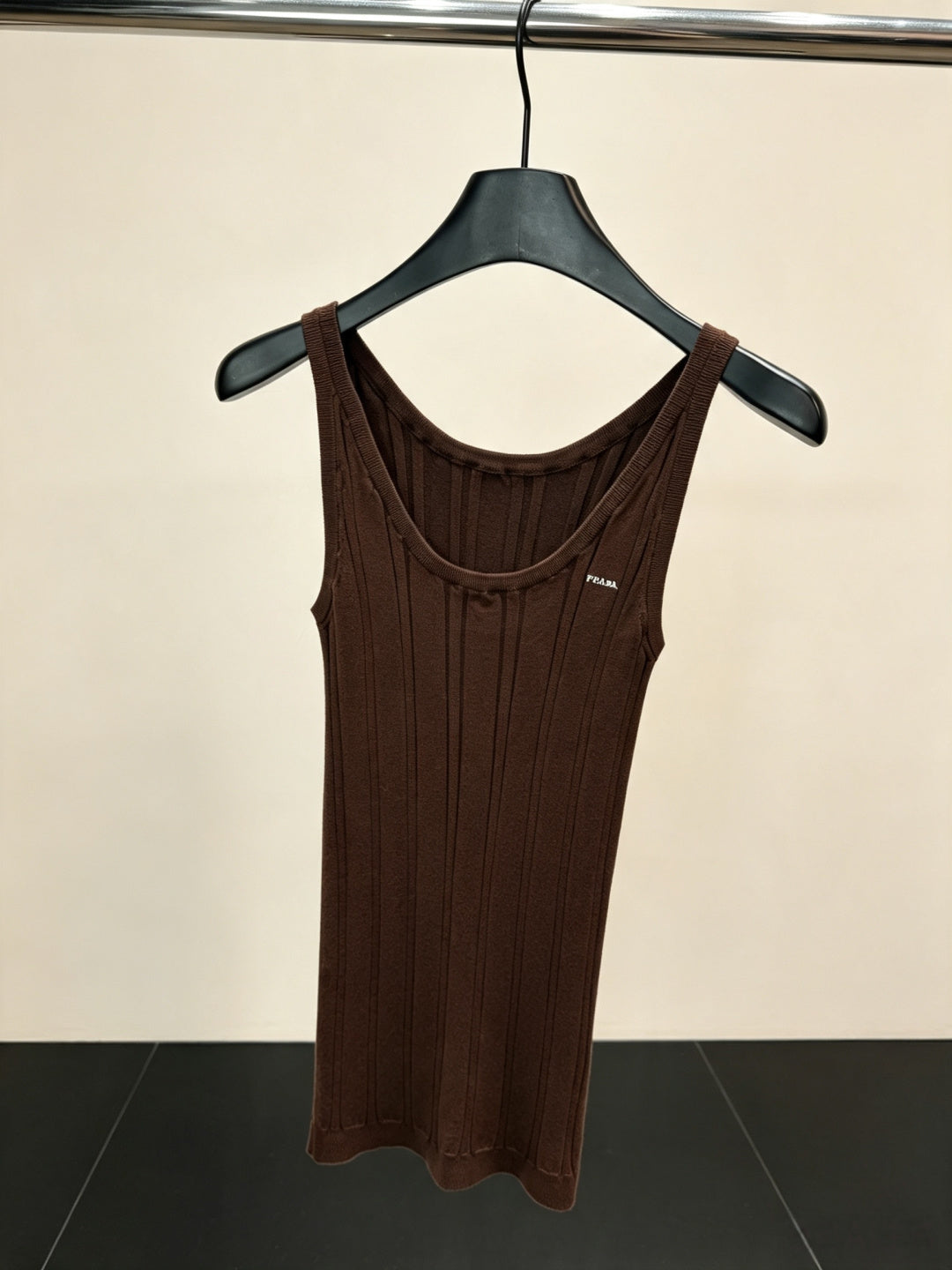 PRADA 26S RIBBED KNIT TANK TOP 1150