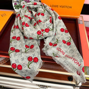 LV 26S SCARF 140 IN CASHMERE AND SILK 316833