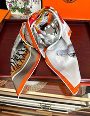 HERMES 26S SCARF 90 IN SILK 496097