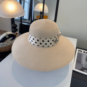 MIUMIU WIDE-BRIM BUCKET HAT WITH BOW STYLE 56