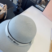 MIUMIU STRAW BUCKET HAT STYLE 52