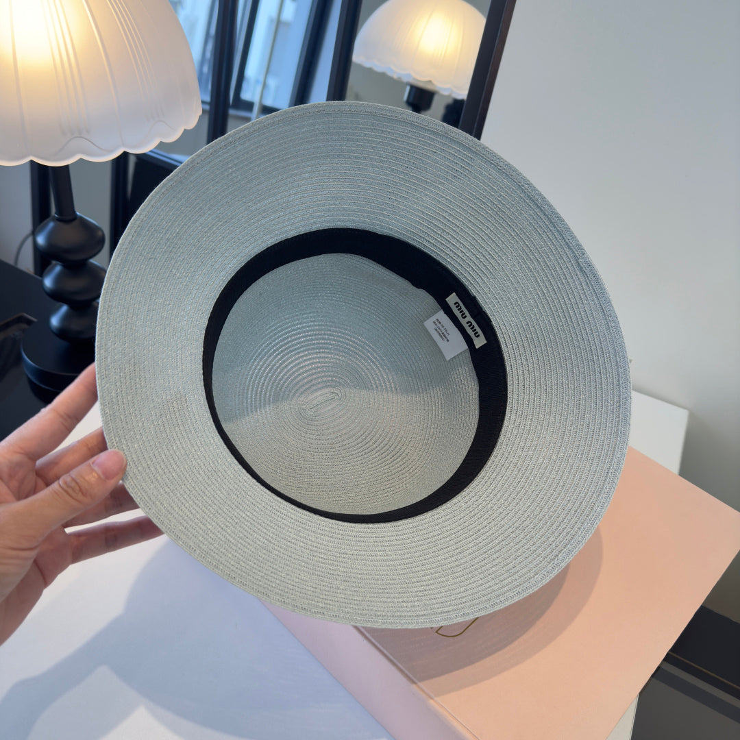MIUMIU STRAW BUCKET HAT STYLE 52