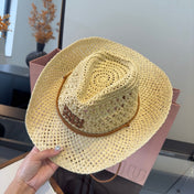 MIUMIU STRAW COWBOY HAT STYLE 18