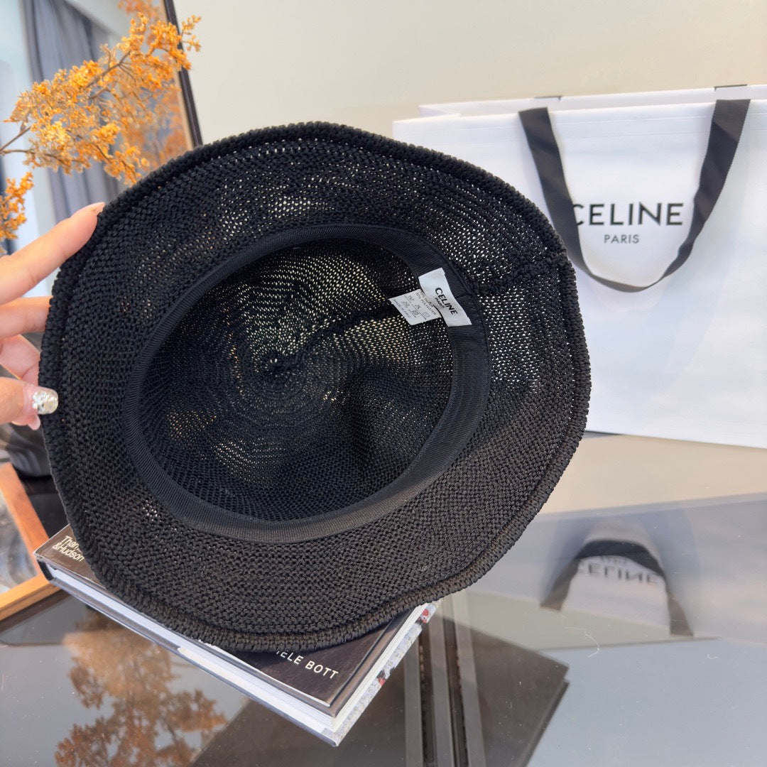 CELINE 26S TRIOMPHE BUCKET HAT STYLE 60