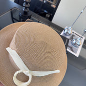 CHANEL 26S STRAW BOATER HAT 335886