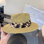 DIOR 26S STRAW BOATER HAT STYLE 163
