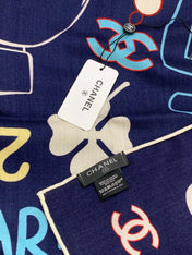 CHANEL 25S SCARF 135 CM IN CASHMERE SILK 943656