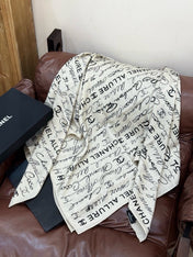 CHANEL 25S SCARF 135 CM IN CASHMERE SILK 943693