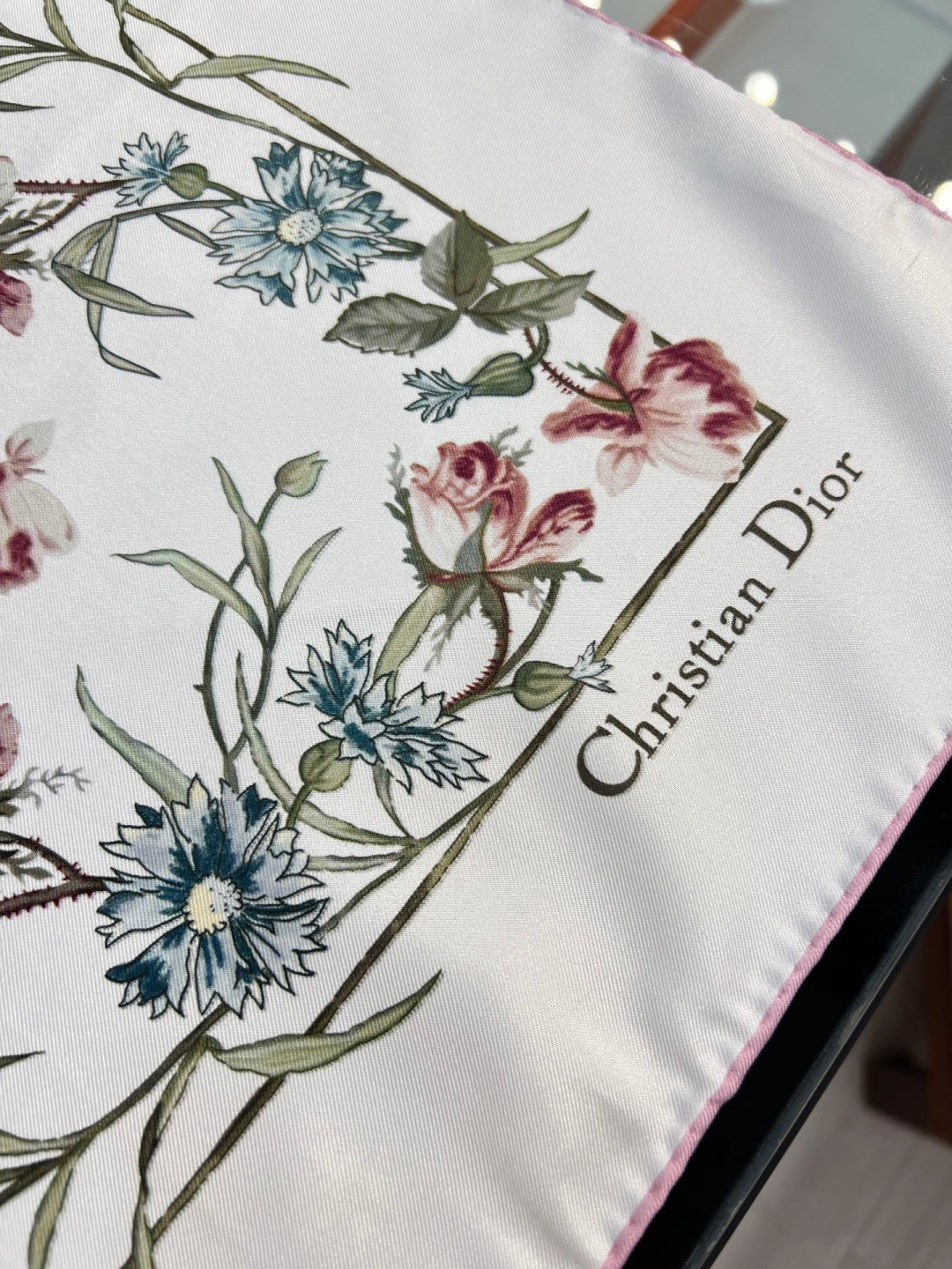 DIOR 26S SCARF 90CM IN SILK 274729