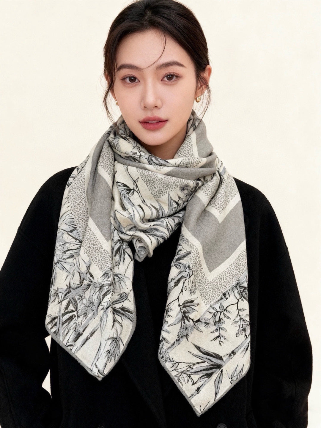 DIOR 26S SCARF 140CM IN CASHMERE SILK 304677