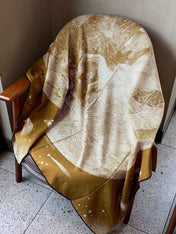 HERMES 26S SCARF 140 IN CASHMERE AND SILK 304679