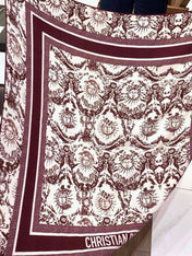 DIOR 26S SCARF 135CM IN CASHMERE SILK 304710