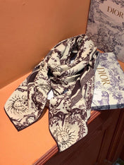 DIOR 26S SCARF 135CM IN CASHMERE SILK 304711