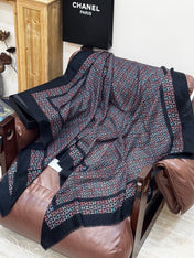 CHANEL 26S SCARF 200 IN CASHMERE AND SILK 306090
