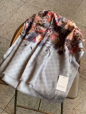 GUCCI 26S SCARF 200 IN CASHMERE AND SILK 306109