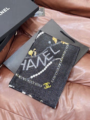 CHANEL 26S SCARF 200 IN CASHMERE AND SILK 307227