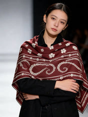 CHANEL 26S SCARF 135 IN CASHMERE AND SILK 309372