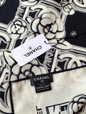 CHANEL 26S SCARF 140 IN CASHMERE AND SILK 309373
