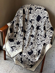CHANEL 26S SCARF 140 IN CASHMERE AND SILK 309373