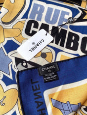 CHANEL 26S SCARF 135 IN CASHMERE AND SILK 309867